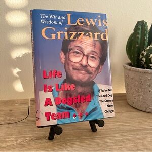 Vintage 1995 Lewis Grizzard Life Is Like a Dogsled Team Hardcover Humor